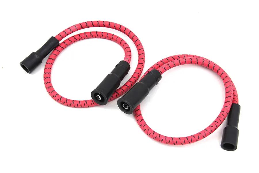 Sumax C20234 Red with Black Tracer 7mm Spark Plug Wire Set for Harley Davidson FLT by Sumax