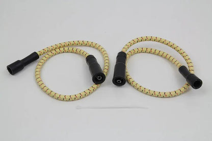 Sumax C20434 Yellow with Black & Red Tracer 7mm Spark Plug Wire Set for Harley Davidson FLT by Sumax