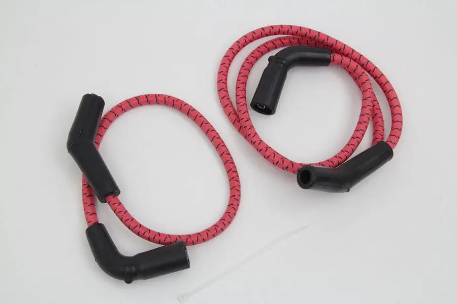 Sumax C20236 Red with Black Tracer 7mm Spark Plug Wire Set for Harley Davidson FLT (2009-2016) by Sumax