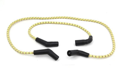 Sumax C20436 Yellow with Black & Red Tracer 7mm Spark Plug Wire Set for Harley Davidson FLT by Sumax