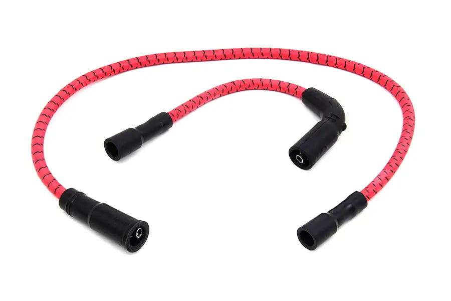Sumax C20233 Red with Black Tracer 7mm Spark Plug Wire Set for Harley Davidson FLT and XL Models by Sumax