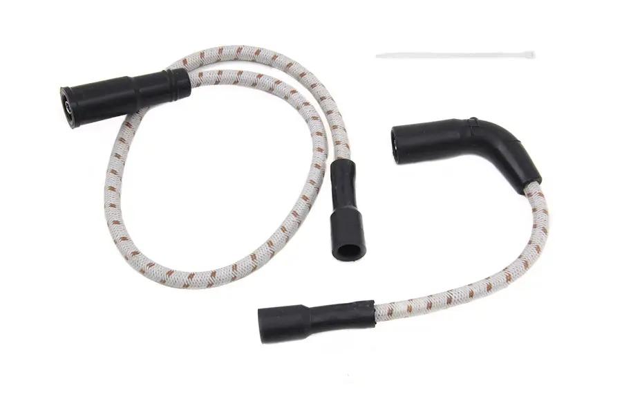 Sumax C20103 Grey with Brown Tracer 7mm Spark Plug Wire Set for Harley Davidson FLT and XL Models by Sumax