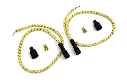 Sumax C76485 Yellow with Black & Red Tracer 7mm Spark Plug Wire Set by Sumax