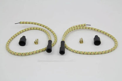 Sumax C76485 Yellow with Black & Red Tracer 7mm Spark Plug Wire Set by Sumax