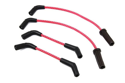 Sumax C30238 Red with Black Tracer 7mm Spark Plug Wire Set for Harley Davidson FXST and FLST Models by Sumax