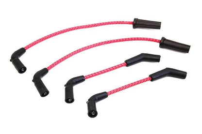 Sumax C30238 Red with Black Tracer 7mm Spark Plug Wire Set for Harley Davidson FXST and FLST Models by Sumax