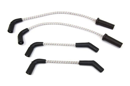 Sumax C30108 Grey with Brown Tracer 7mm Spark Plug Wire Set for Harley Davidson FXST & FLST Models by Sumax