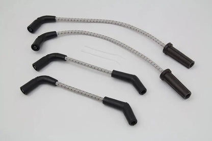 Sumax C30108 Grey with Brown Tracer 7mm Spark Plug Wire Set for Harley Davidson FXST & FLST Models by Sumax