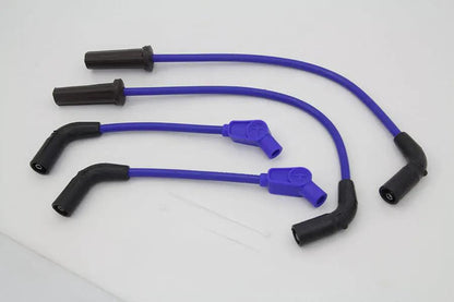 Sumax Spark Plug Wire Set Blue for Harley Davidson FXST & FLST Models by Sumax