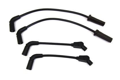 Sumax Spark Plug Wire Set Black for Harley Davidson FXST and FLST Models by Sumax