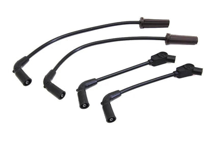 Sumax Spark Plug Wire Set Black for Harley Davidson FXST and FLST Models by Sumax