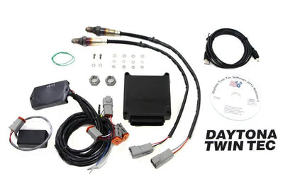 Daytona Twin Tech TCFI Gen 4 EFI Controller with Wide Band O2 Sensors for Harley Davidson FXST by Daytona Twin Tech