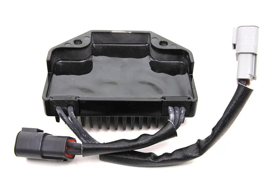 Volt Tech Regulator Black with OEM Cross Reference 74631-06B for Harley Davidson FXD by Volt Tech