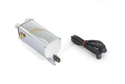 Volt Tech Chrome 12 Volt Ignition Coil 3.0 Ohms for Harley Davidson FL Models by Volt Tech