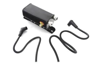 Volt Tech Black 12 Volt Ignition Coil 3.0 Ohms for Harley Davidson FL (Part #72374B) by Volt Tech