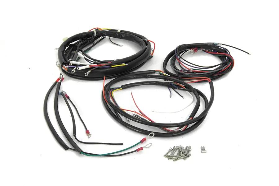 V-Twin Builders Wiring Harness Kit for Harley Davidson FXE 1973-1974 - Part 70326-73A* by V-Twin