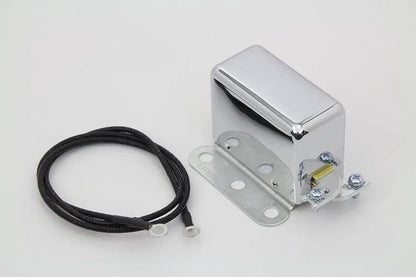 Volt Tech Chrome Look-A-Like 12 Volt 2-Brush Relay - Part #77552 by Volt Tech