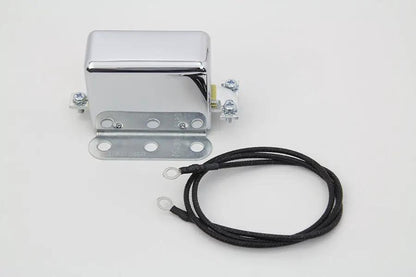 Volt Tech Chrome Look-A-Like 12 Volt 2-Brush Relay - Part #77552 by Volt Tech