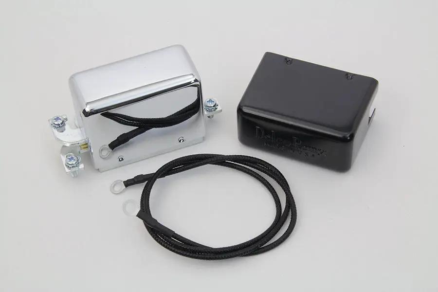 Volt Tech Chrome 12 Volt Regulator Relay for Harley Davidson FL Models - Part 77552A NO PATCH by Volt Tech