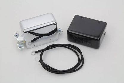 Volt Tech Chrome 12 Volt Regulator Relay for Harley Davidson FL Models - Part 77552A NO PATCH by Volt Tech