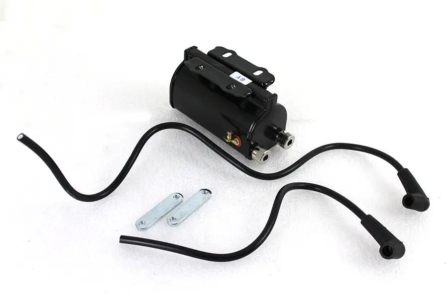 Volt Tech Black 6 Volt Ignition Coil 1.5 Ohms for Harley Davidson EL (1930-1939) by Volt Tech