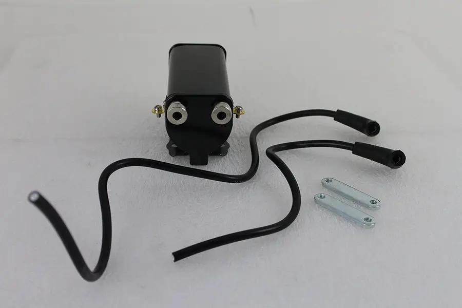 Volt Tech Black 6 Volt Ignition Coil 1.5 Ohms for Harley Davidson EL (1930-1939) by Volt Tech