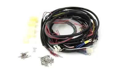 V-Twin Wiring Harness Kit for 1975-1976 Harley Davidson XLH Electric Start Models - Part Number 70006-75 CP by V-Twin