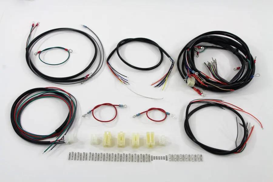 V-Twin Wiring Harness Kit for Harley Davidson XLH Electric Start Models Part #70006-76 CP by V-Twin