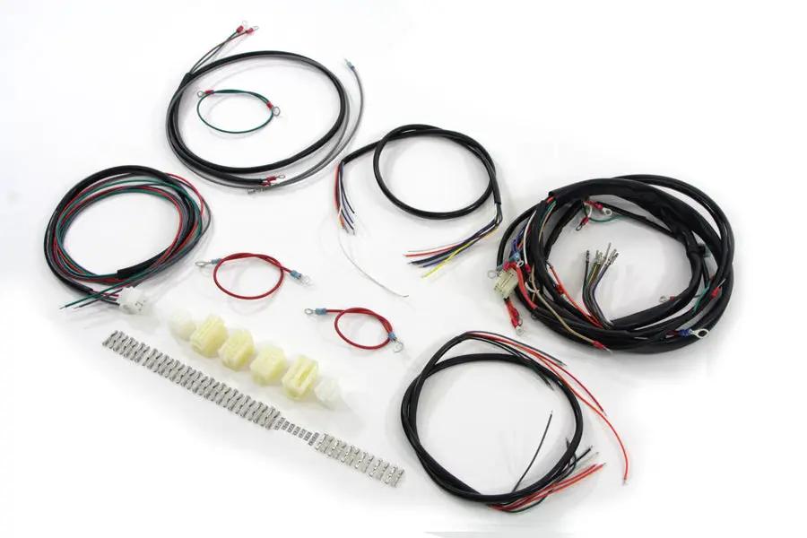 V-Twin Wiring Harness Kit for Harley Davidson XLH Electric Start Models Part #70006-76 CP by V-Twin