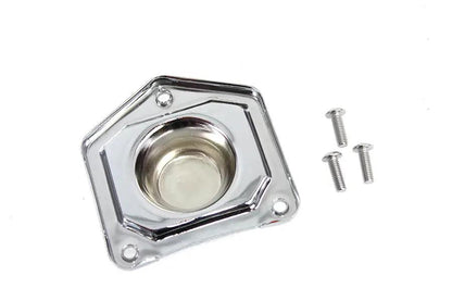 V-Twin Chrome Starter Solenoid End Plate for Harley Davidson FLST and FXST by V-Twin