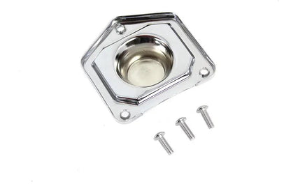 V-Twin Chrome Starter Solenoid End Plate for Harley Davidson FLST and FXST by V-Twin