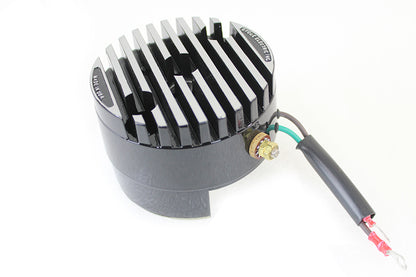 Cycle Electric Black 12 Volt Regulator End Cover for Harley Davidson FL & XL Models – Part CE-540