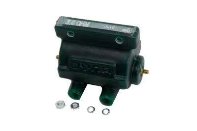 Dyna Tek DC6-1 12 Volt 3 Ohm Dual Fire Ignition Coil for Harley Davidson FL & FX by Dyna Tek
