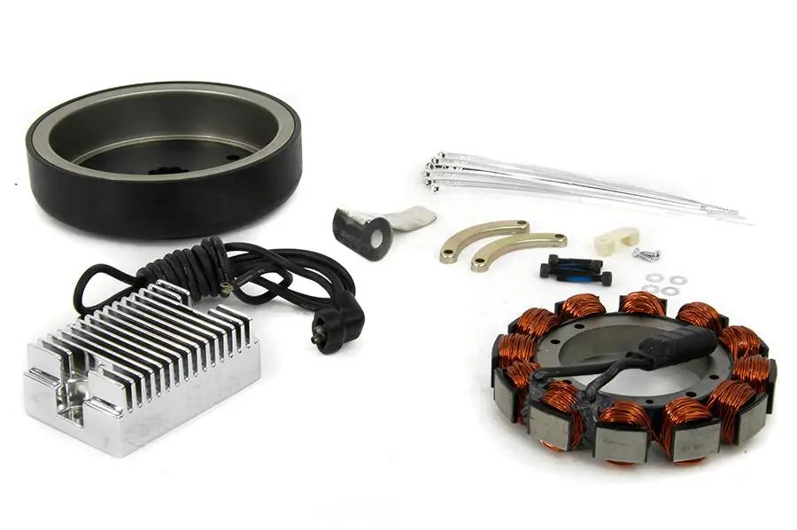 Volt Tech Alternator Charging System Kit 32 Amp for Harley Davidson FLT by Volt Tech