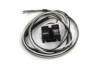 Volt Tech Black Engine Stop-Start Switch for Harley Davidson Models by Volt Tech