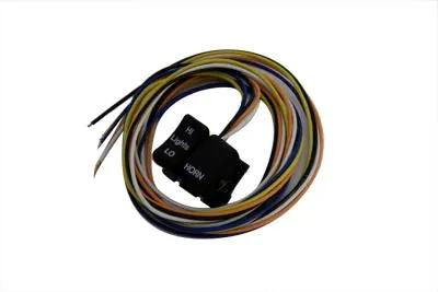 Volt Tech Black Handlebar Dimmer and Horn Switch for Harley Davidson (Part #62397HB) by Volt Tech