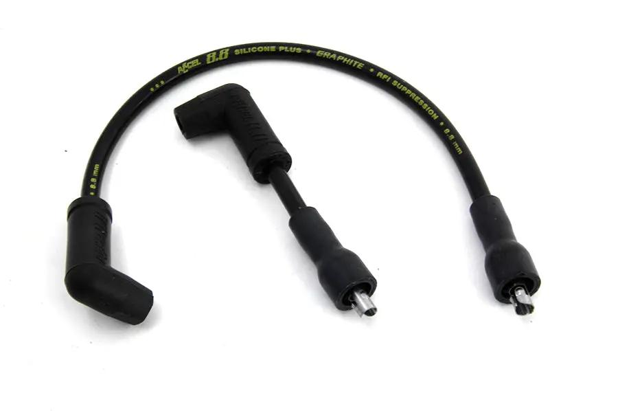 Accel Black 8.8mm Spark Plug Wire Set for Harley Davidson FL and FLH Models (Part #172071K) by Accel