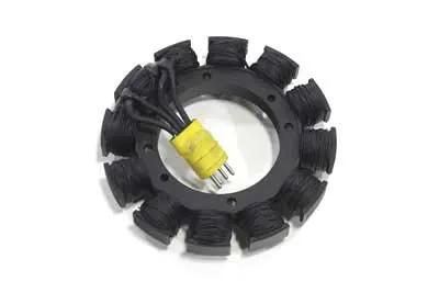 Volt Tech Alternator Stator for Harley Davidson FL and FX Models, 18 Amp Unmolded Replacement Part by Volt Tech