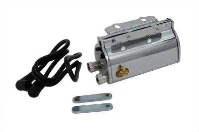 Volt Tech Chrome 12 Volt Ignition Coil 3.0 Ohms for Harley Davidson EL and VL Models by Volt Tech