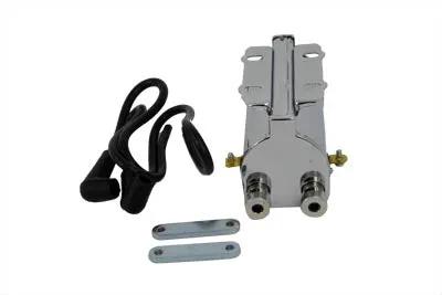 Volt Tech Chrome 12 Volt Ignition Coil 3.0 Ohms for Harley Davidson EL and VL Models by Volt Tech