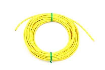 Volt Tech 40127 Yellow Cloth Covered Braided Wire - 25 Feet Length by Volt Tech