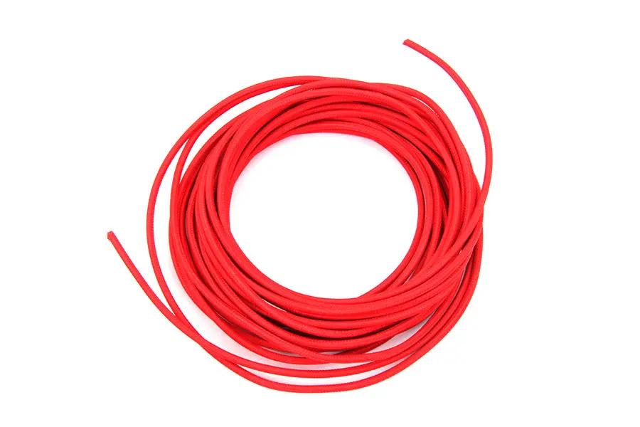 Volt Tech Pure Red 25 ft Braided Wire with Accessories by Volt Tech