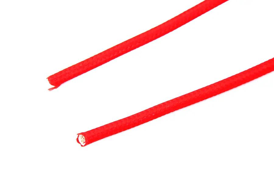 Volt Tech Pure Red 25 ft Braided Wire with Accessories by Volt Tech