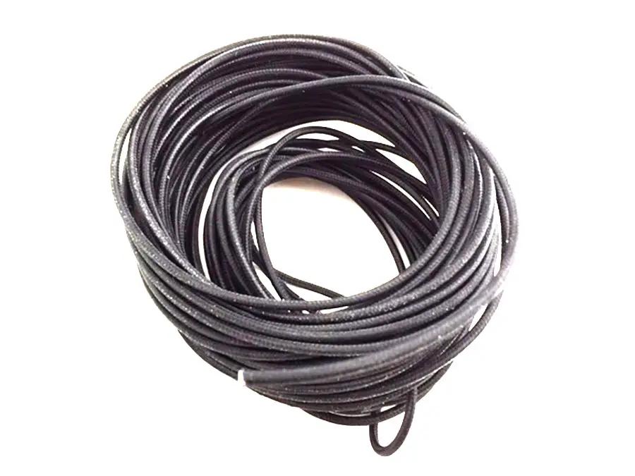 Volt Tech Pure Black 25-foot Braided Wire - Durable Electrical Cable with Accessories by Volt Tech