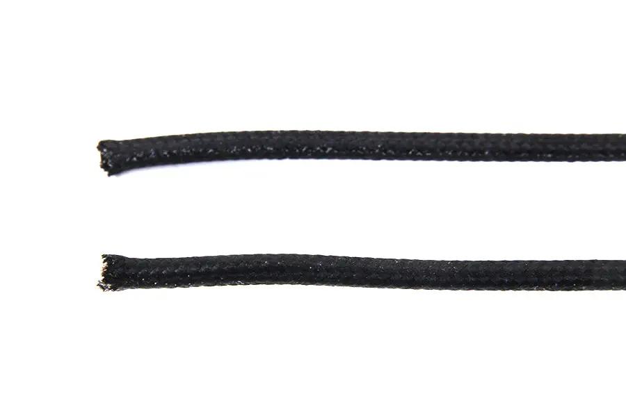 Volt Tech Pure Black 25-foot Braided Wire - Durable Electrical Cable with Accessories by Volt Tech