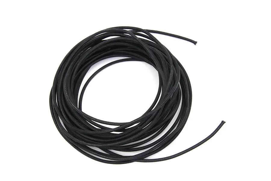 Volt Tech Pure Black 25-foot Braided Wire - Durable Electrical Cable with Accessories by Volt Tech