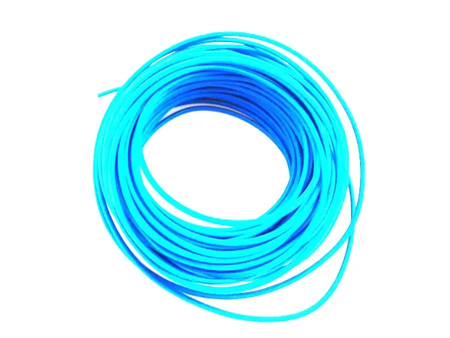 Volt Tech Pure Blue 25' Braided Wire - Durable Electrical Cable with Flexible Design by Volt Tech