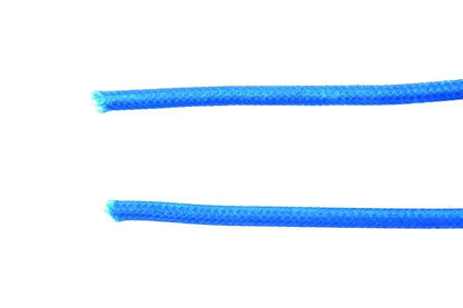 Volt Tech Pure Blue 25' Braided Wire - Durable Electrical Cable with Flexible Design by Volt Tech