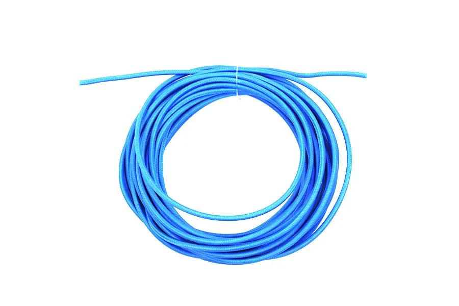 Volt Tech Pure Blue 25' Braided Wire - Durable Electrical Cable with Flexible Design by Volt Tech