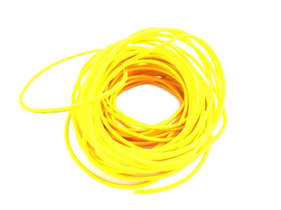 Volt Tech Pure Yellow 25 ft Braided Wire - Durable Electrical Cable with Accessory Items by Volt Tech